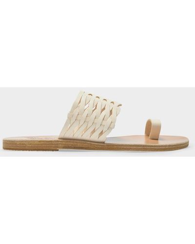 Ancient Greek Sandals Thalia Woven Sandals - Natural