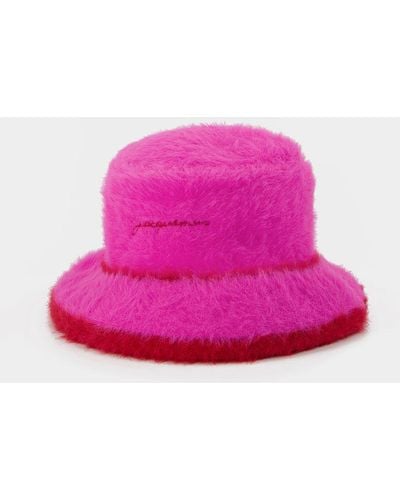 Jacquemus Le Bob Neve Bucket Hat - Pink