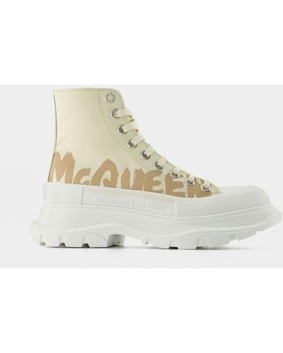 Alexander McQueen Tread Slick Sneakers - Natural