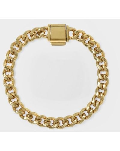 Loren Stewart Small Cuban Chain Bracelet - Metallic