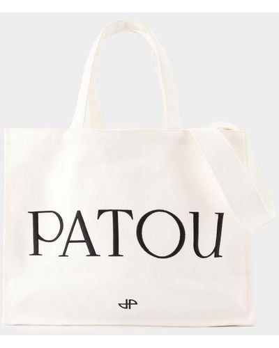 Patou Large Shopper Bag - White