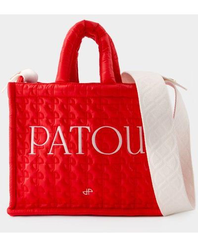 Patou Small Tote Bag - Red