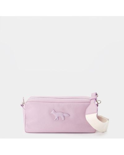 Maison Kitsuné Cloud Baguette Shoulder Bag - Pink