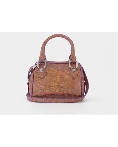 BY FAR Dora Leather Bag Multicolored - Brown