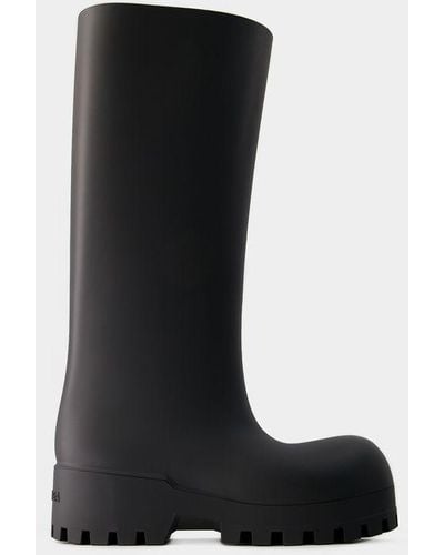 Balenciaga Bulldozer Boots - Black