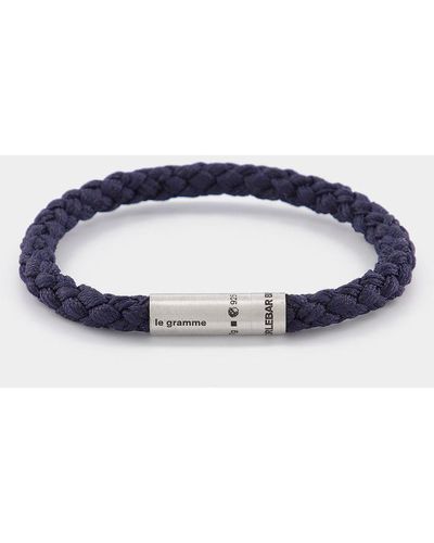 Le Gramme Orlebar Brown X Câble Nato 7g Bracelet - Blue