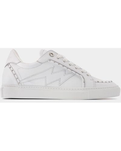 Zadig & Voltaire Zv1747 Sneakers - - White - Leather