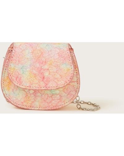 Monsoon Ombre Lace Bag - Pink