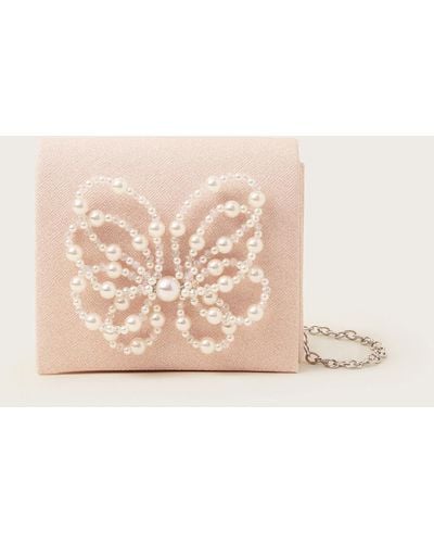 Monsoon Pearly Butterfly Bag - Natural