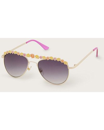 Monsoon Tropical Flower Sunglasses - Pink