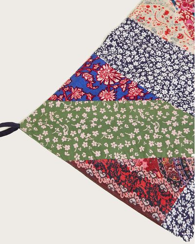 Monsoon Patch Print Tea Towel - Multicolour