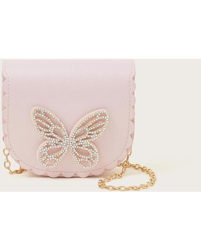 Monsoon Bling Butterfly Bag - Pink