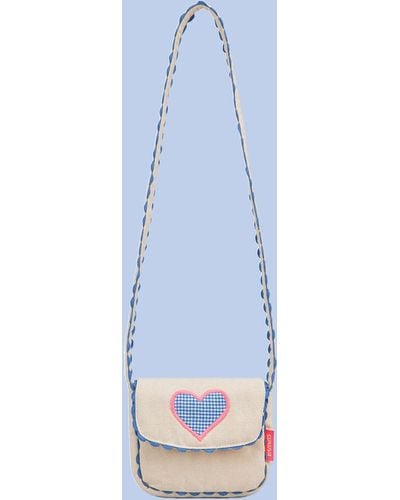 Monsoon Sunuva Heart Cross-body Bag - Blue