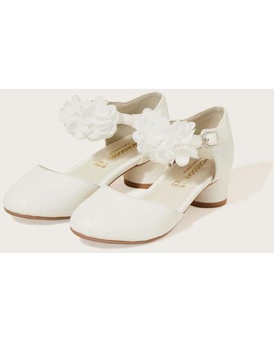 Monsoon Corsage Two-part Heels Ivory - Natural