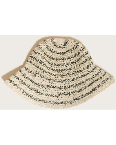 Monsoon Crochet Bucket Hat - Natural