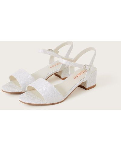 Monsoon Lacey Sandals Ivory - Natural