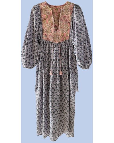 Callie crane embroidered midi dress hotsell