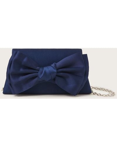 Monsoon Bridesmaid Bow Bag - Blue