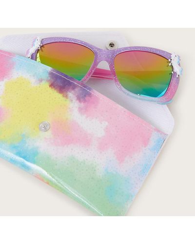Monsoon Ombre Unicorn Sunglasses With Case - Natural
