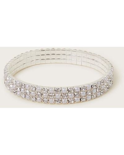 Monsoon Prom Diamante Bracelet - Natural