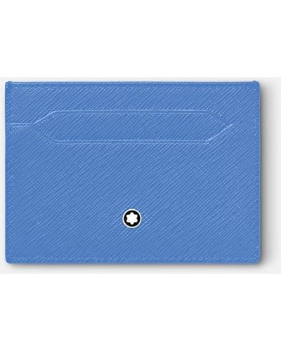 Montblanc Sartorial Kartenetui 5 Cc - Blau