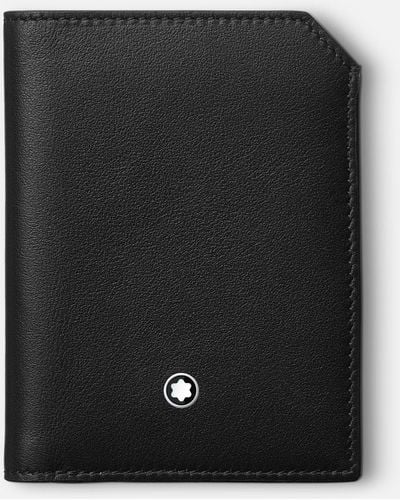 Montblanc Soft Mini-brieftasche 6 Cc - Schwarz