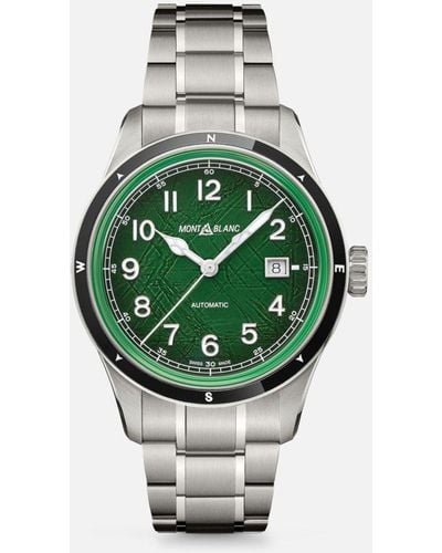 Montblanc 1858 Automatic Date 0 Oxygen - Wrist Watches - Green