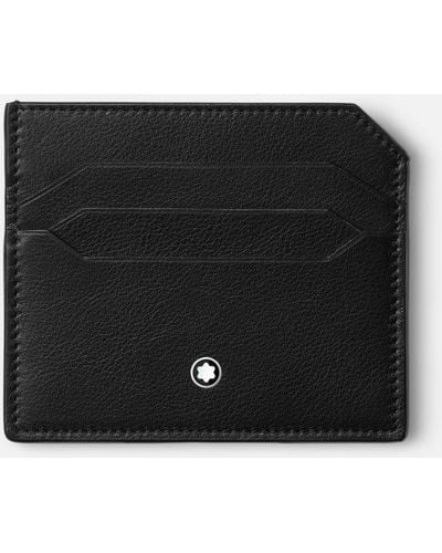 Montblanc Soft Card Holder 6cc - Black