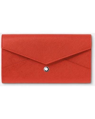 Montblanc Portefeuille Continental Sartorial - Rouge