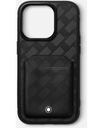 Montblanc Extreme 3.0 Hard Phone Case For Apple Iphone 15 Pro With 2cc - Black