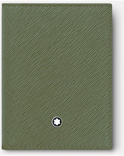 Montblanc Sartorial Kartenetui 4 Cc - Grün