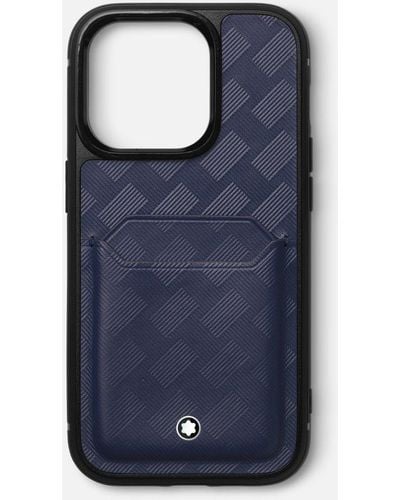 Montblanc Extreme 3.0 Hard Phone Case For Apple Iphone 15 Pro With 2cc - Blue