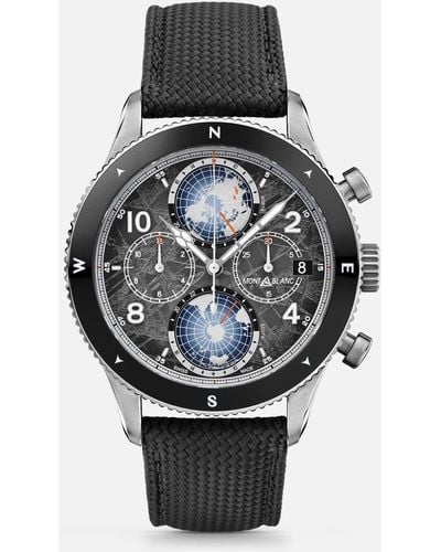 Montblanc 1858 Geosphere Chronograph 0 oxygen The 8000 Limited Edition - Noir