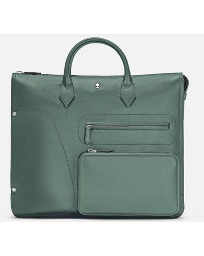 Montblanc Soft 24/7 Bag - Briefcases - Green