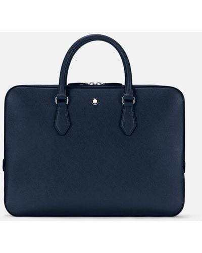 Montblanc Sartorial Thin Document Case - Briefcases - Blue