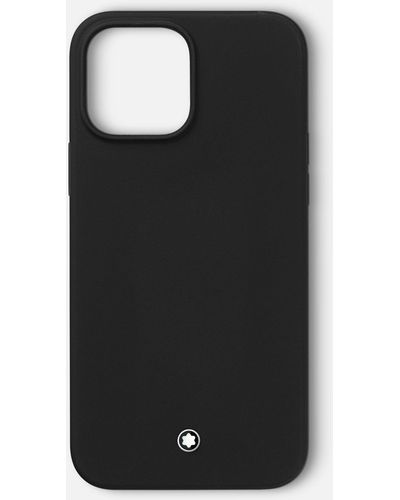 Montblanc Custodia Rigida Meisterstück Selection Per Telefono Apple Iphone 13 Pro Max - Nero