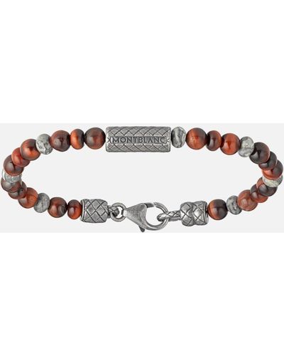 Montblanc Bracelet Duo Beads Silver - Metallic