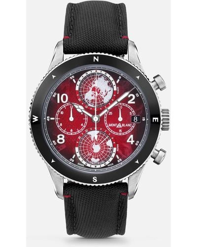 Montblanc 1858 Geosphere Chronograph 0 Oxygen Limited Edition - Rouge