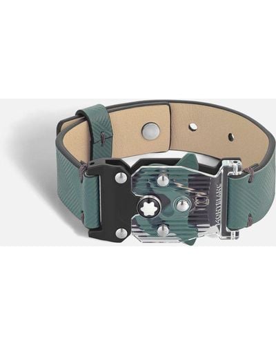 Montblanc Bracelet With M_lock Closing Extreme 3.0 Collection Pewter - Green