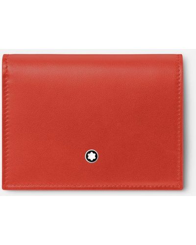 Montblanc Soft Nano Continental Wallet - Red