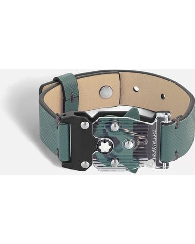 Montblanc Extreme 3.0 Collection Armband Mit M_lock-schließe In Zinn - Grün