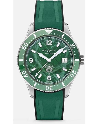 Montblanc 1858 Iced Sea Automatic Date - Green