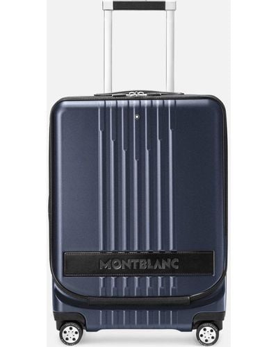 Montblanc #my4810 Cabin Trolley With Front Pocket - Blue