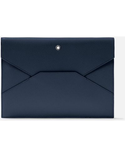 Montblanc Sartorial Bolso De Mano Envelope - Azul