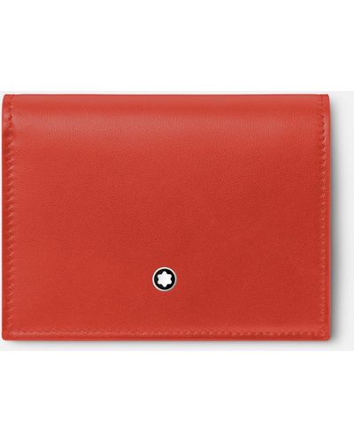 Montblanc Portefeuille Continental Nano Soft - Rouge