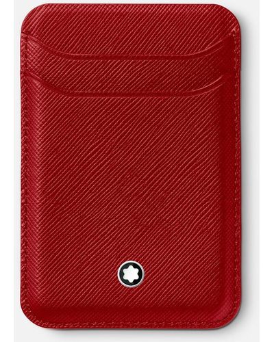Montblanc Sartorial Kartenbrieftasche 2 Cc Für Iphone Mit Magsafe - Rot