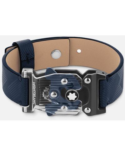 Montblanc Bracelet With M_lock Closing Extreme 3.0 Collection Ink Blue