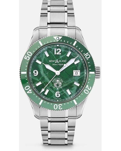 Montblanc 1858 Iced Sea Automatic Date - Green