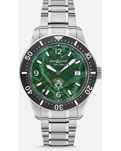 Montblanc 1858 Iced Sea Automatic Date - Verde