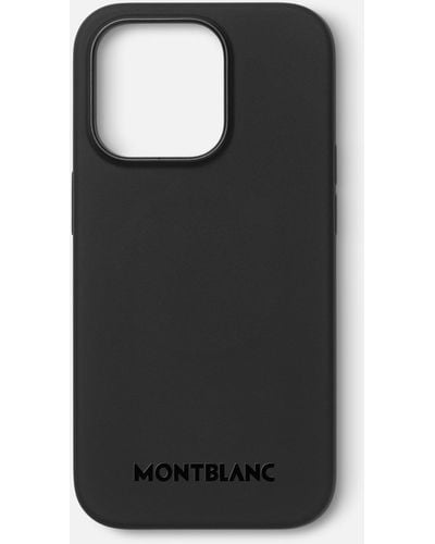 Montblanc Custodia Selection Per Telefono Apple Iphone 15 Pro Con Sistema Magsafe - Nero